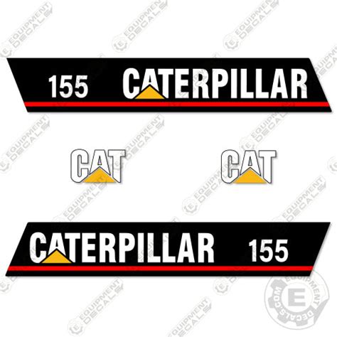 caterpillar decal for skid steer 258-3423|caterpillar 155 decal kits.